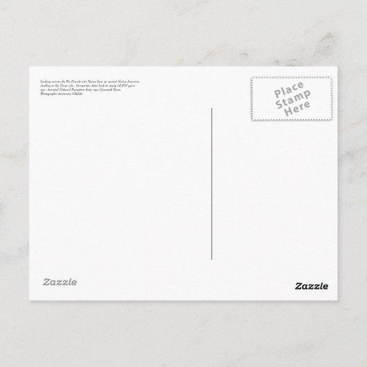 Paridaの洞窟 ポストカード (裏面)