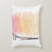 PARISは常に良いアイディア、水色 アクセントクッション (正面(垂直))