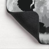 PARIS小さな女の子ブルーバブルマウスパッド作成 マウスパッド (コーナー)