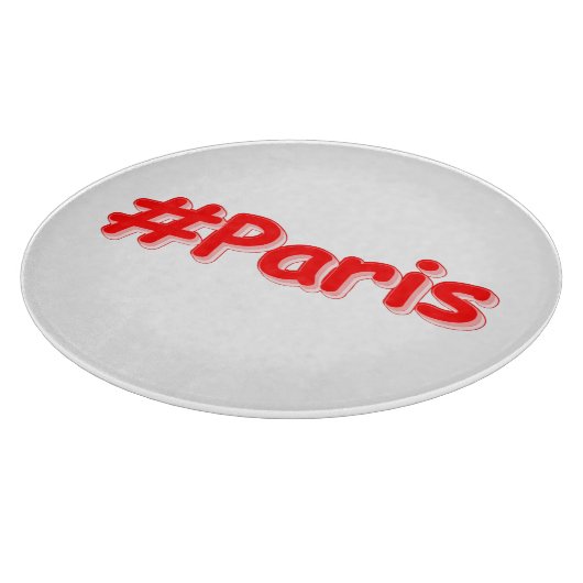 「#Paris」かわいいデザイン。買今 カッティングボード (角)