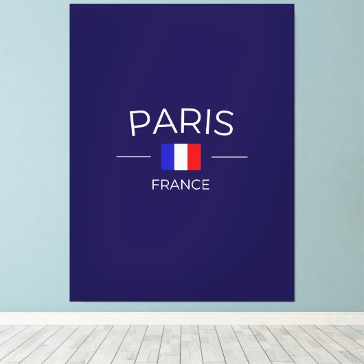 Paris キャンバスプリント (インサイチュ (ウッドフロア))