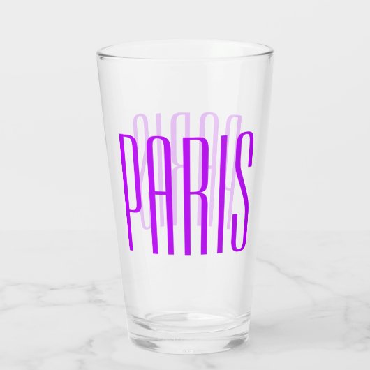 Paris タンブラーグラス (裏面)