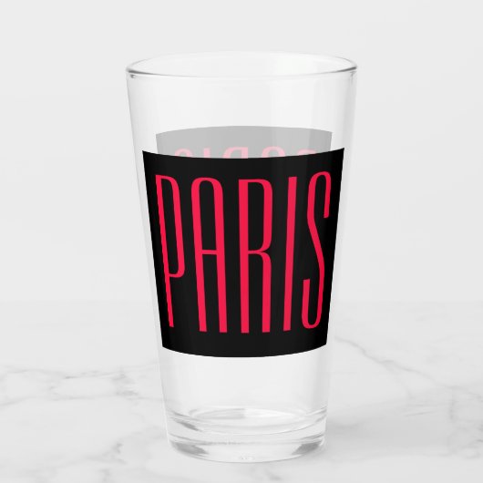 Paris タンブラーグラス (裏面)