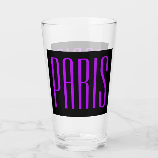 Paris タンブラーグラス (裏面)