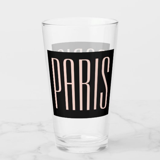 Paris タンブラーグラス (裏面)