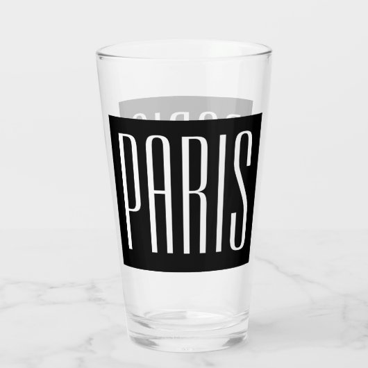 Paris タンブラーグラス (裏面)