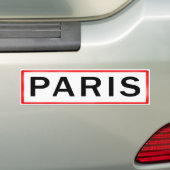 PARIS バンパーステッカー (車上)