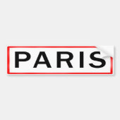PARIS バンパーステッカー (正面)