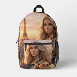 PARIS プリントバックパック