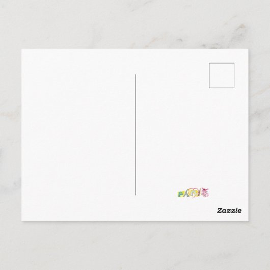 Paris ポストカード (裏面)