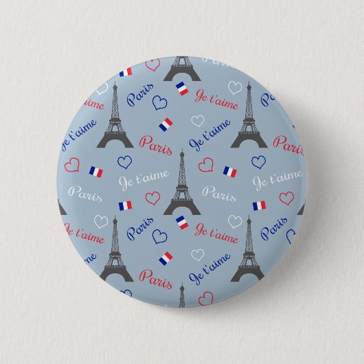 Paris 缶バッジ (正面)