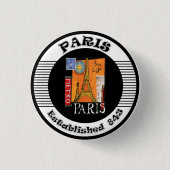 paris 缶バッジ (正面)