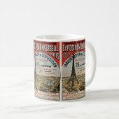 Paris 1889 – Expostion Universelle Weltausstellung コーヒーマグカップ (正面右)