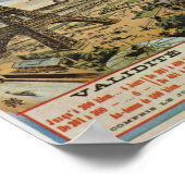 Paris 1889 – Expostion Universelle Weltausstellung ポスター (角)