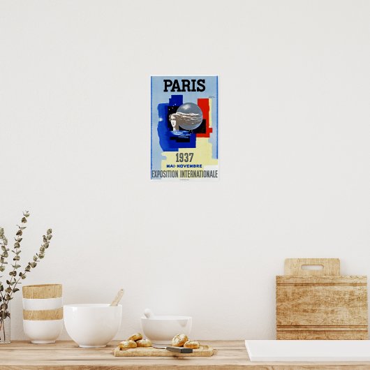 Paris 1937 ~ Exposition Internationale ポスター (キッチン)