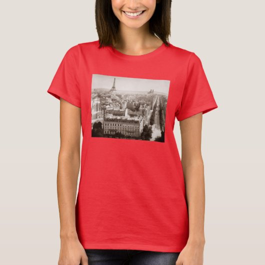 Paris: Aerial View, 1900 Tシャツ (正面)