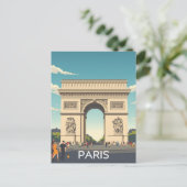 Paris Arc de Triomphe ポストカード (スタンド正面)
