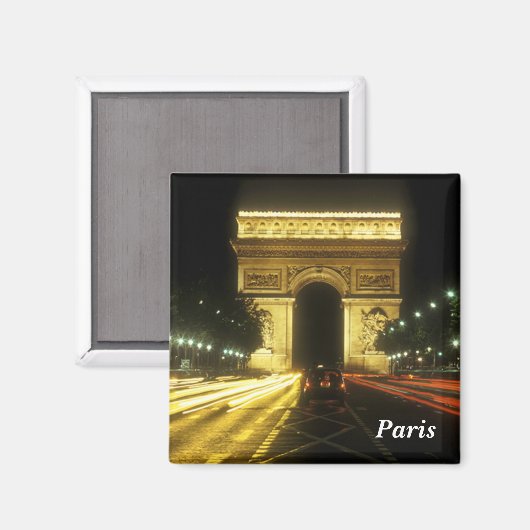Paris - Arc de Triomphe - マグネット (正面/裏面)