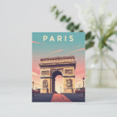Paris Arc de Triomphe Postcard ポストカード (スタンド正面)