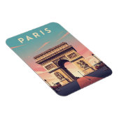 Paris Arc de Triomphe Postcard マグネット (右側)