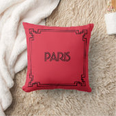 Paris Art Nouveau Art Deco Jugendstil クッション (ブランケット)
