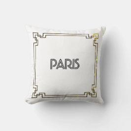 Paris Art Nouveau Art Deco Jugendstil クッション