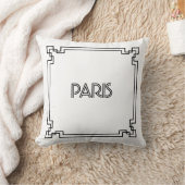 Paris Art Nouveau Art Deco Jugendstil クッション (ブランケット)