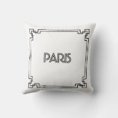 Paris Art Nouveau Art Deco Jugendstil クッション (裏面)
