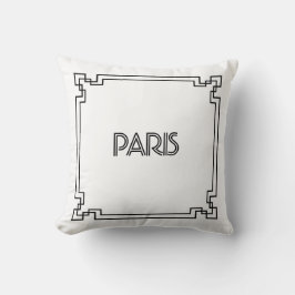 Paris Art Nouveau Art Deco Jugendstil クッション