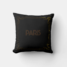 Paris Art Nouveau Art Deco Jugendstil クッション