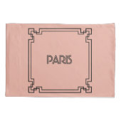 Paris Art Nouveau Art Deco Jugendstil 枕カバー (裏面)