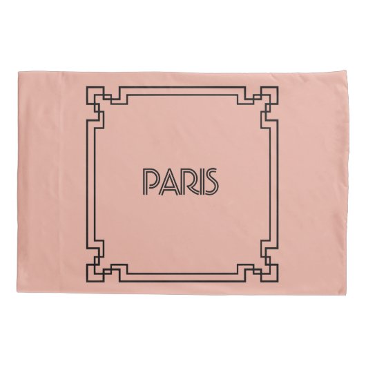 Paris Art Nouveau Art Deco Jugendstil 枕カバー (裏面)