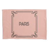Paris Art Nouveau Art Deco Jugendstil 枕カバー (正面)