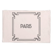 Paris Art Nouveau Art Deco Jugendstil 枕カバー (裏面)