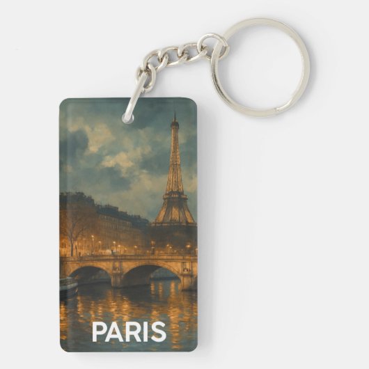 Paris at Night キーホルダー (裏面)