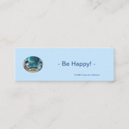 Paris at Night Horizontal Bookmarks (Bulk) - Happy スキニー名刺