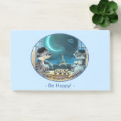 Paris at Night Notes 10" x 6" - Happy ポストイット (オフィス)