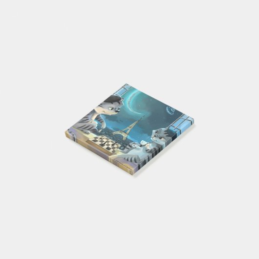 Paris at Night Notes 3" x 3" ポストイット (アングル)