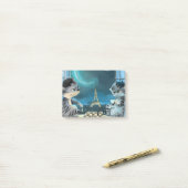 Paris at Night Notes 4" x 3" ポストイット (デスク上)