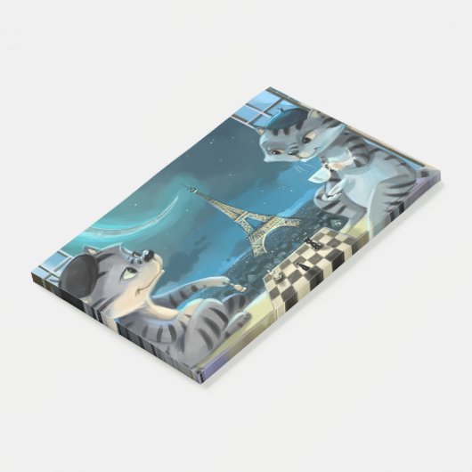 Paris at Night Notes 4" x 6" ポストイット (アングル)