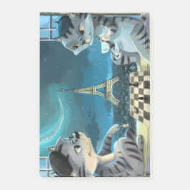 Paris at Night Notes 4" x 6" ポストイット