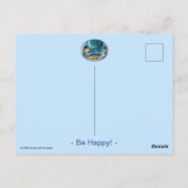 Paris at Night Post Card （オプションの封筒） ポストカード (裏面)