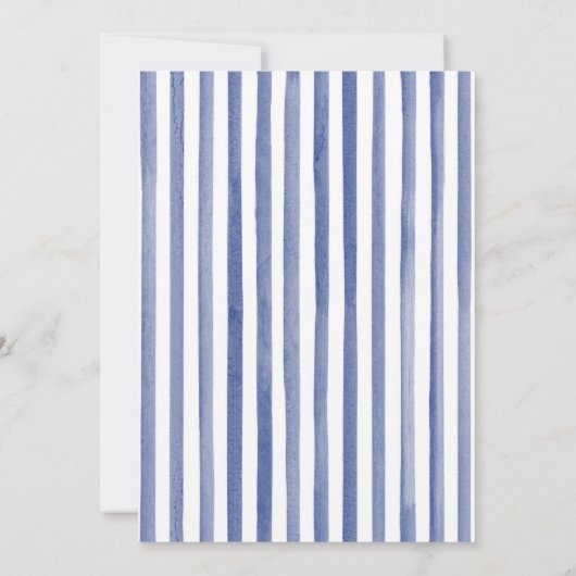 Paris Baby Shower Parisian Cafe Tea Party 招待状 (裏面)