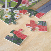 Paris Balcony Cat Breakfast Eiffel Tower ジグソーパズル (側面)