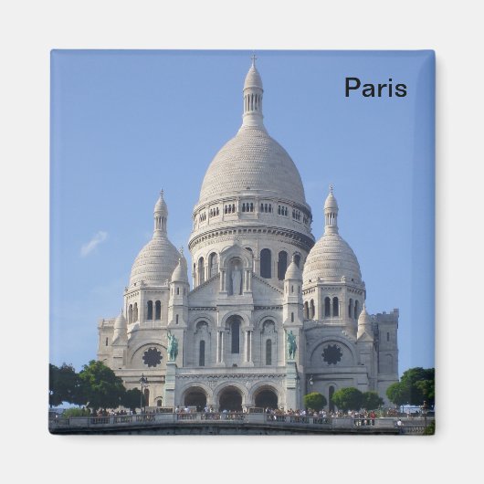 Paris - Basilique du Sacr�-Coeur - マグネット (正面)