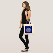 Paris Blueprint City Map Tote Bag トートバッグ (正面(モデル))