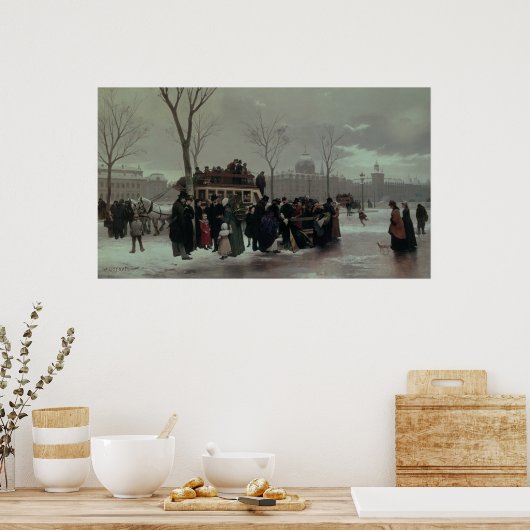 Paris Bus Accident ポスター (キッチン)