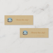 Paris by Day横ブックマーク（一括） スキニー名刺 (正面/裏面)