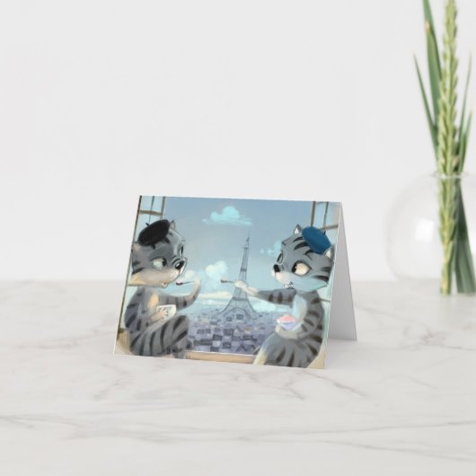 Paris by Day Card （各種サイズ） サンキューカード (正面)