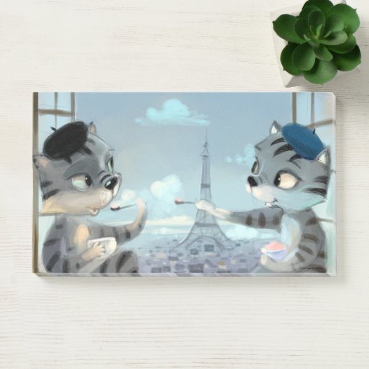 Paris by Day Notes 10" x 6" ポストイット (オフィス)